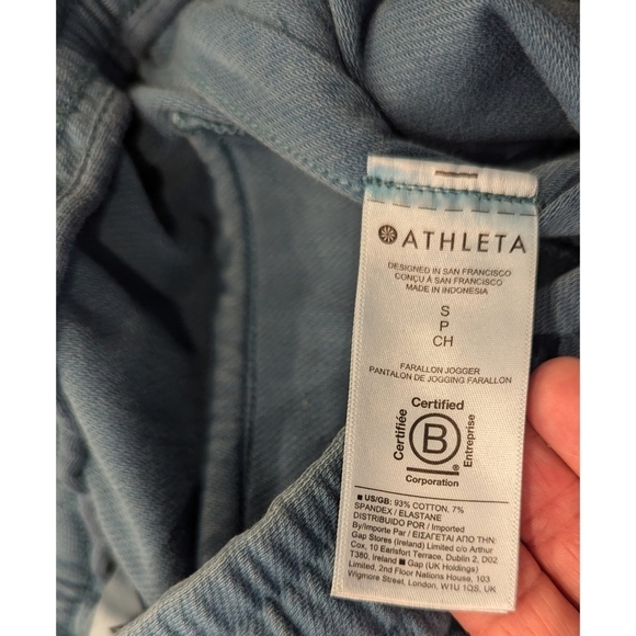 Athleta Farallon Joggers in Teal Size Small - Picture 4 of 6